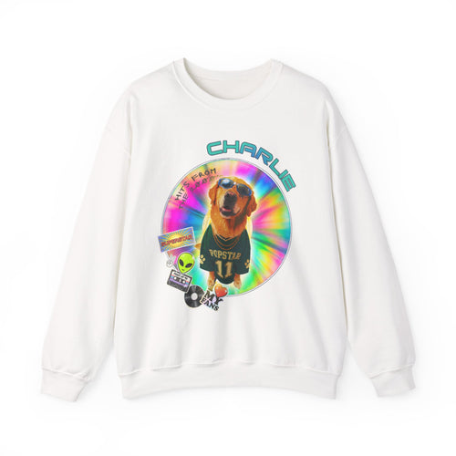 2000's pop star custom pet design | Unisex Heavy Blend Crewneck Sweatshirt