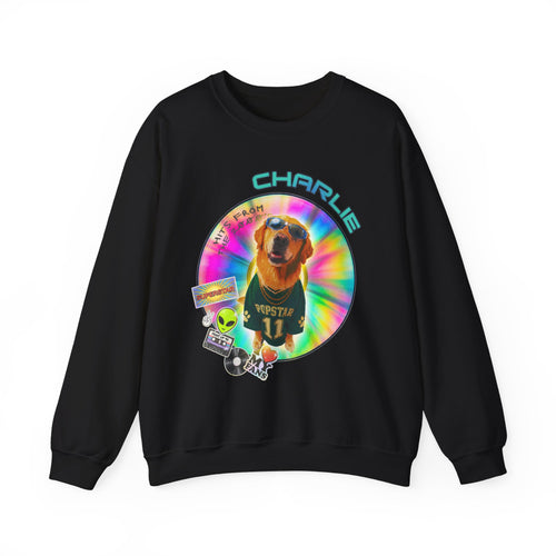 2000's pop star custom pet design | Unisex Heavy Blend Crewneck Sweatshirt